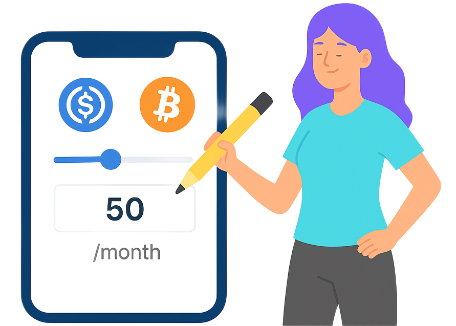 Set your investment parameters